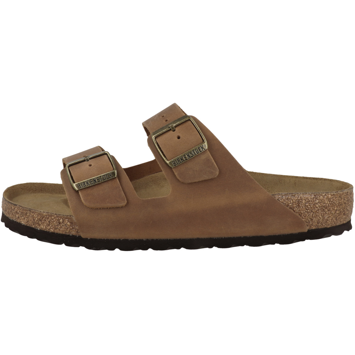 Birkenstock Arizona geöltes Naturleder Sandale normal braun