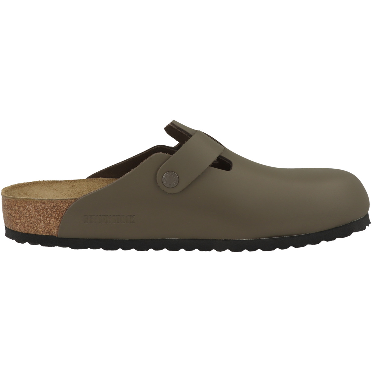 Birkenstock Boston Naturleder Clogs normal grau