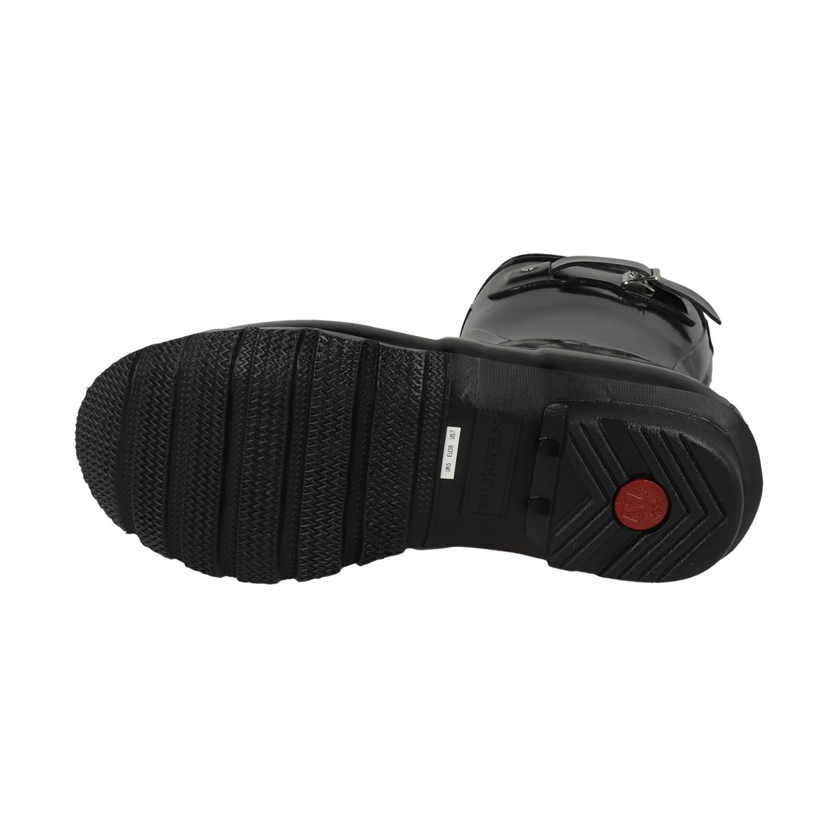 Hunter Womens Original Short Gloss Boot Gummistiefel schwarz