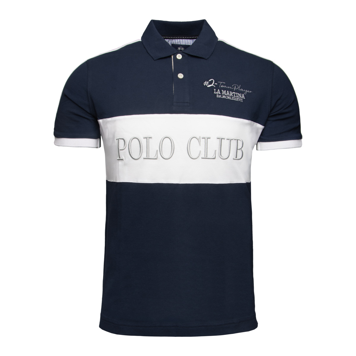 La Martina MAP600 Poloshirt dunkelblau