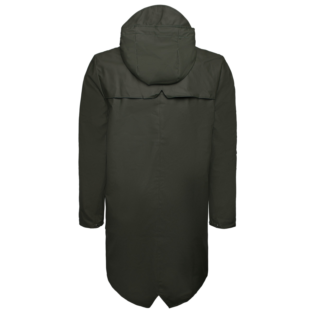 Rains Long Jacket W3 Regenjacke gruen