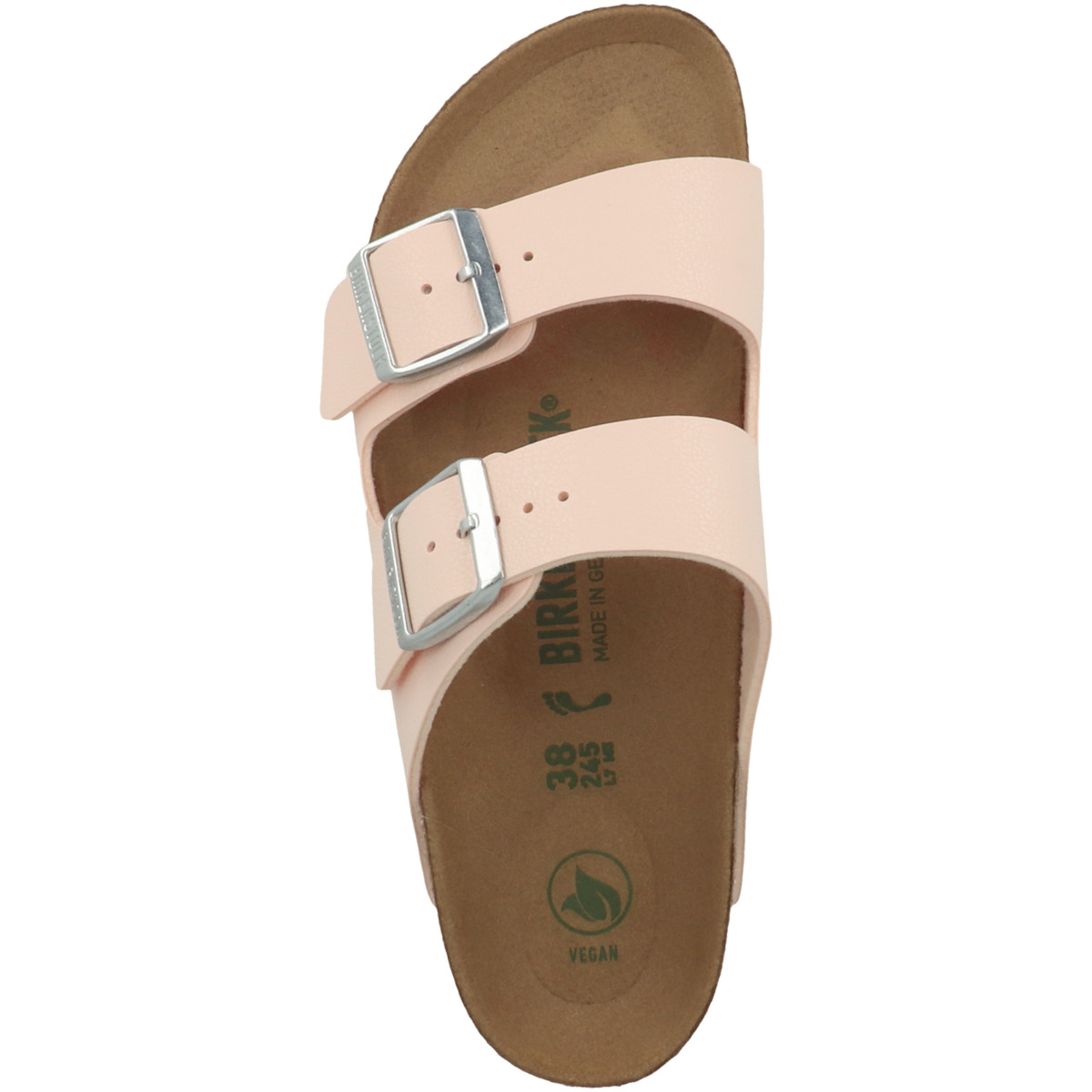 Birkenstock Arizona Birko-Flor Nubuk Sandale schmal rosa