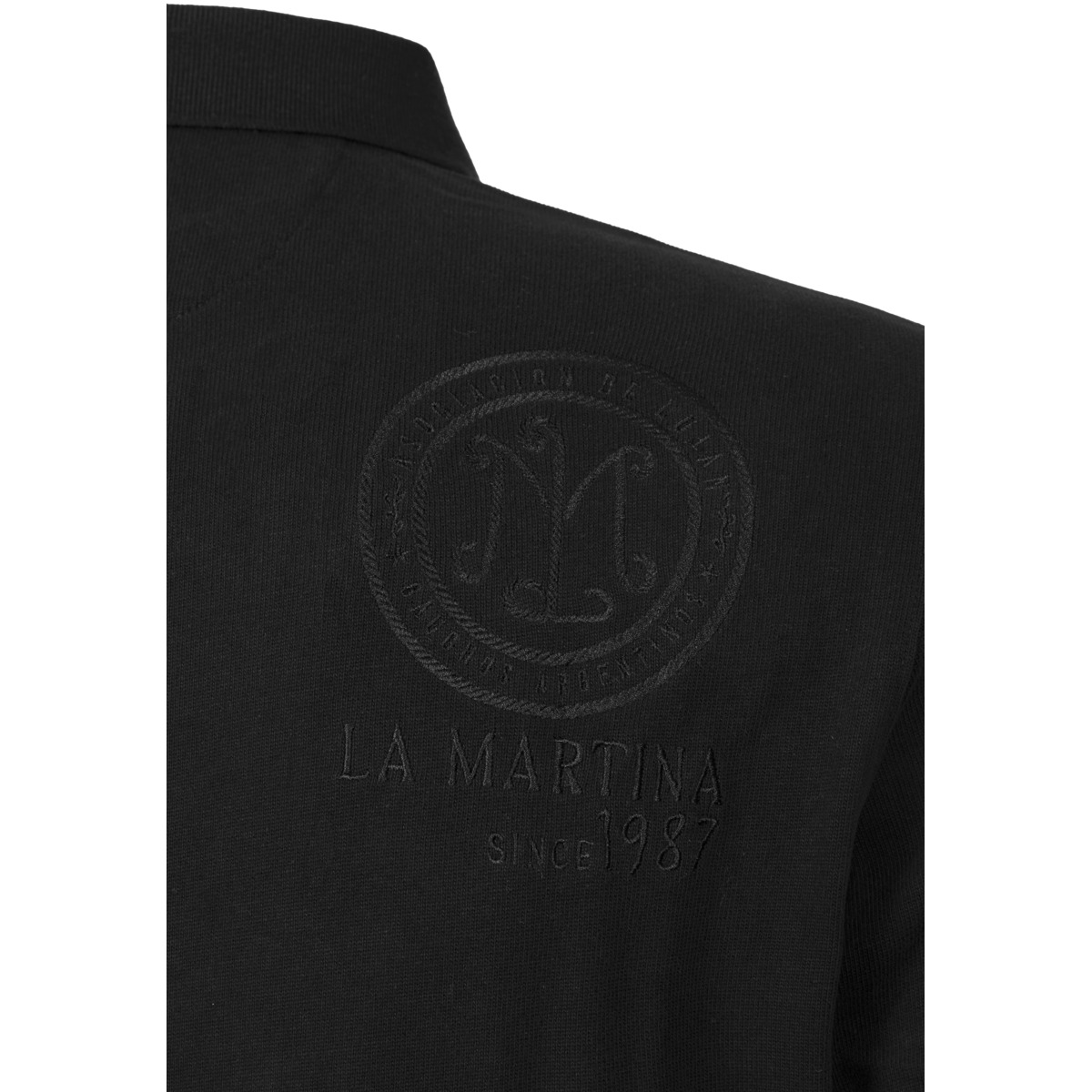 La Martina MBP304 Poloshirt schwarz