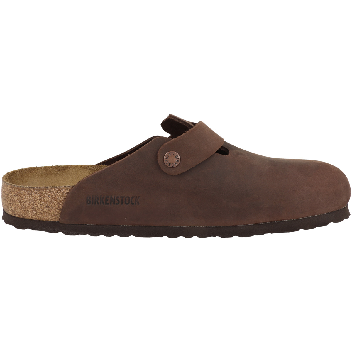 Birkenstock Boston SFB geöltes Naturleder Clogs Weichbettung normal braun