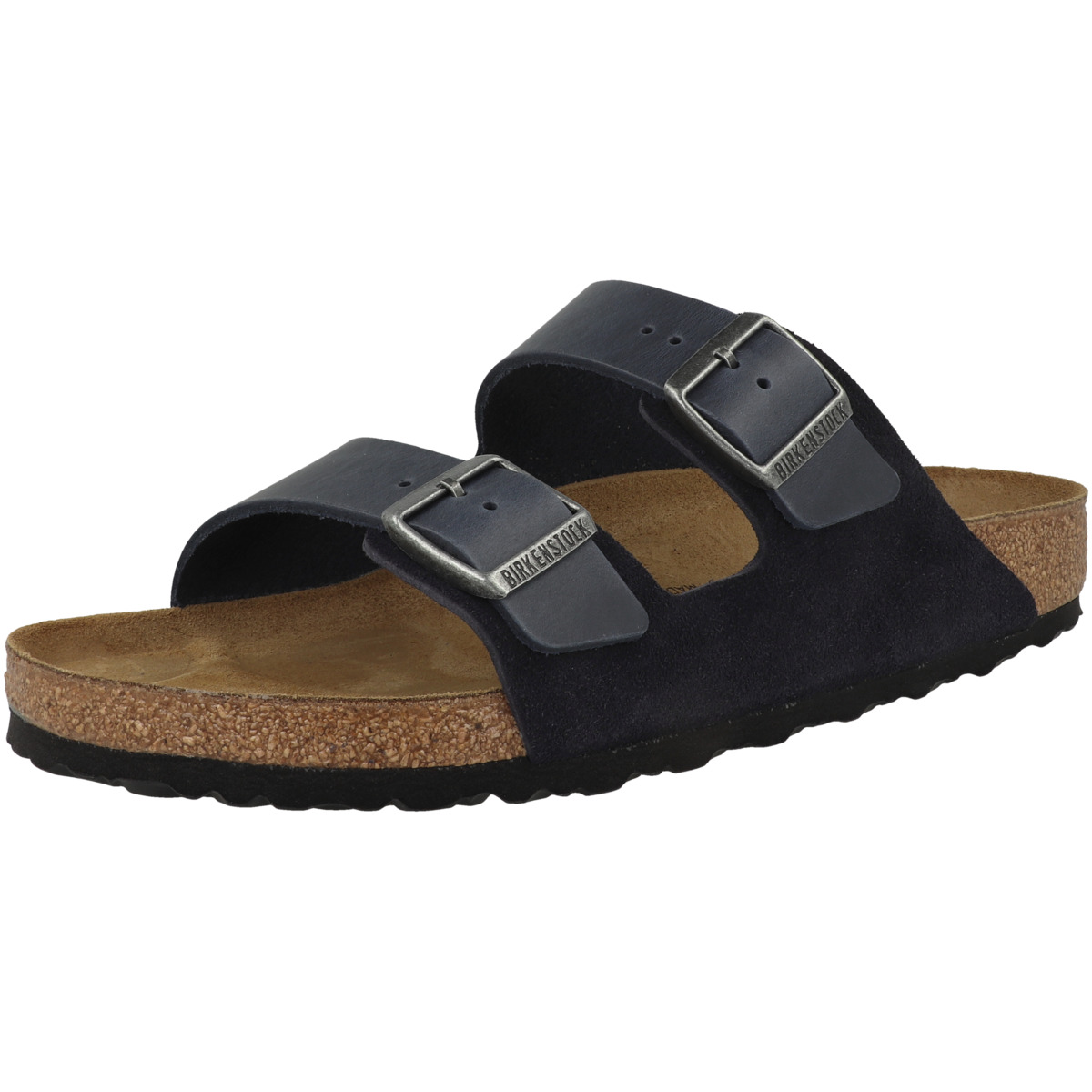 Birkenstock Arizona Leder Mix Sandale normal dunkelblau