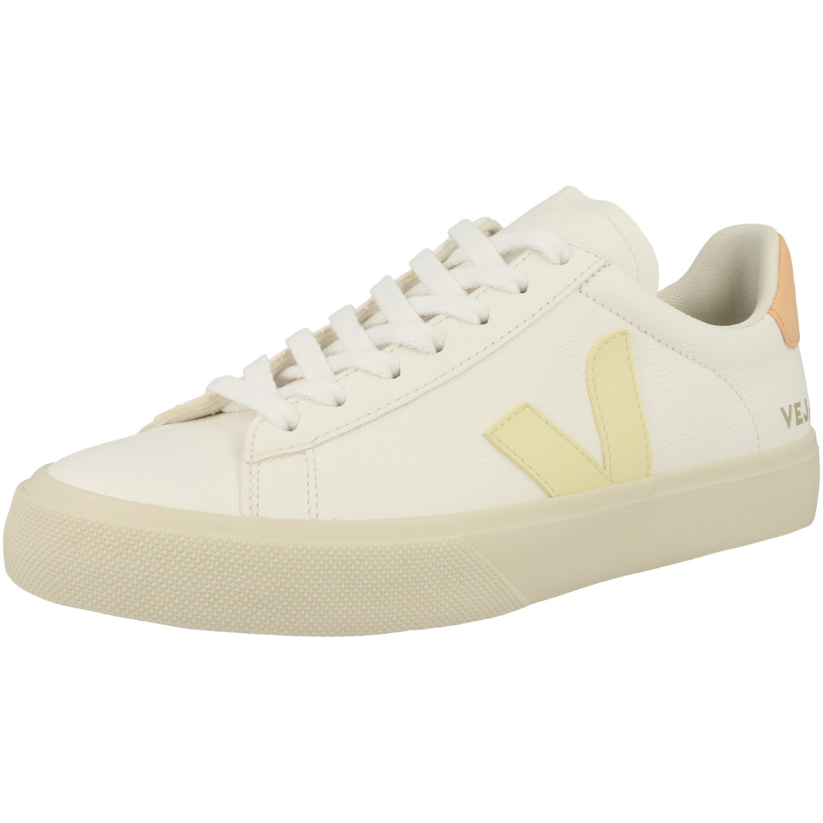 VEJA Campo Chromefree Leather Sneaker low weiss