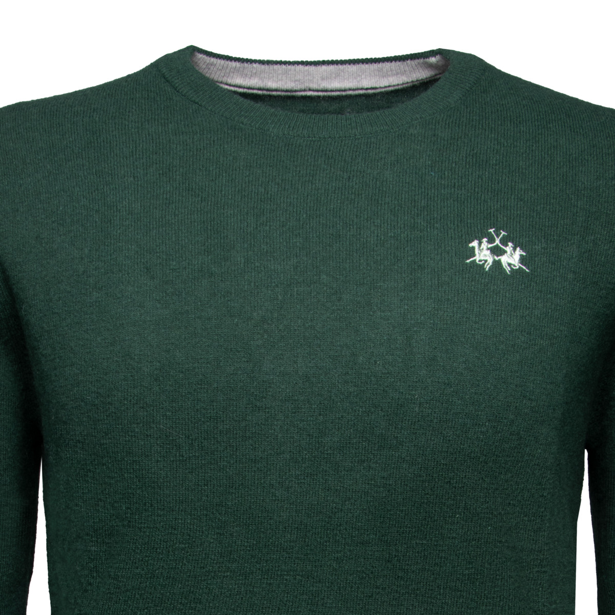 La Martina XMS012 Pullover dunkelgruen La Martina XMS012 Pullover dunkelgruen