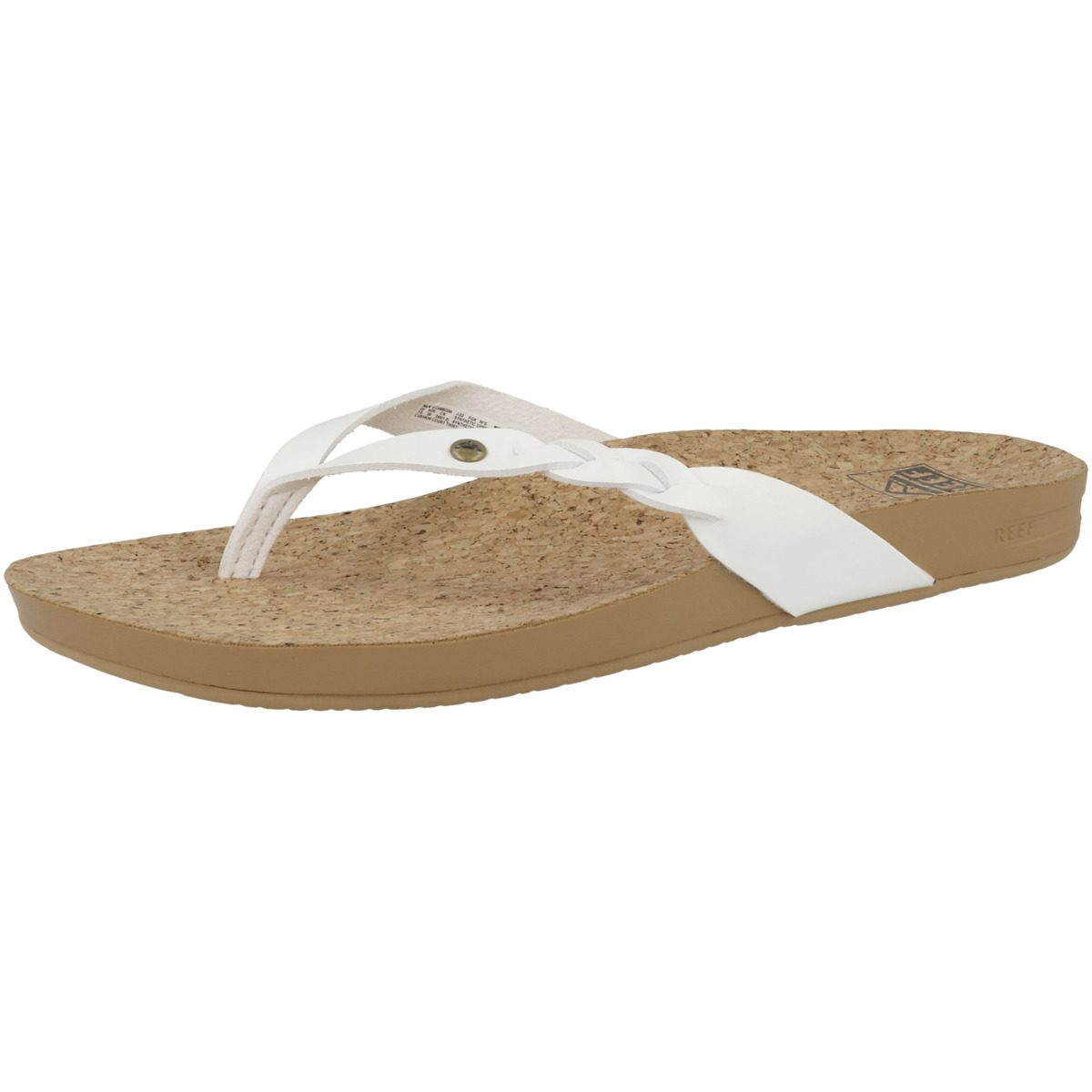 Reef Cushion Court Twist Zehensandale weiss Reef Cushion Court Twist Zehensandale weiss