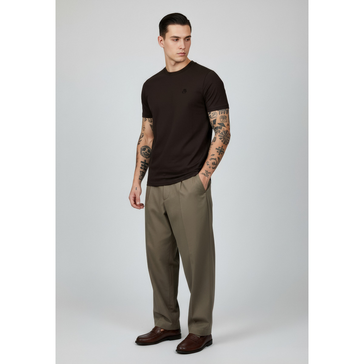 KARL LAGERFELD 755750 T-Shirt dunkelbraun
