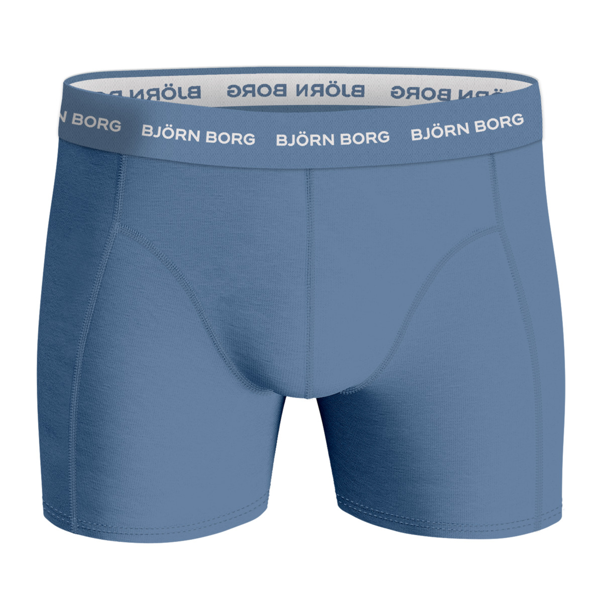 Björn Borg Cotton Stretch Boxer 5er Pack Boxershorts blau