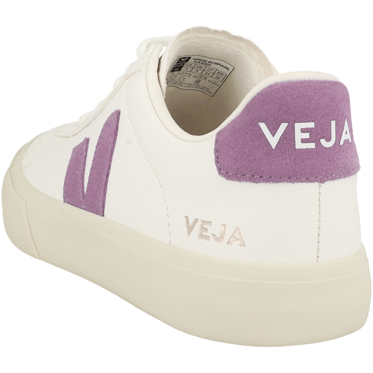 VEJA Campo Chromefree Leather Sneaker low weiss