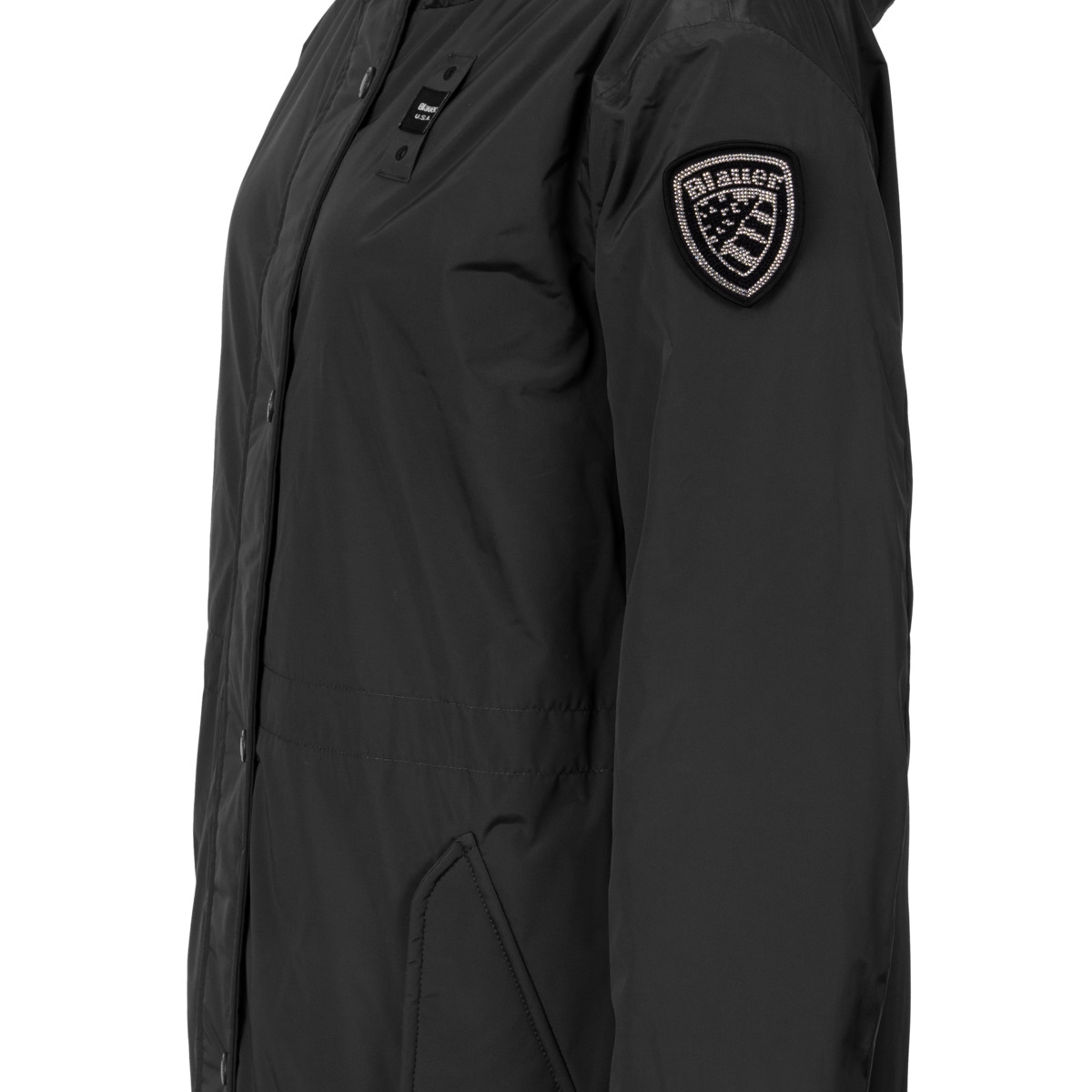 Blauer Payne Parka schwarz