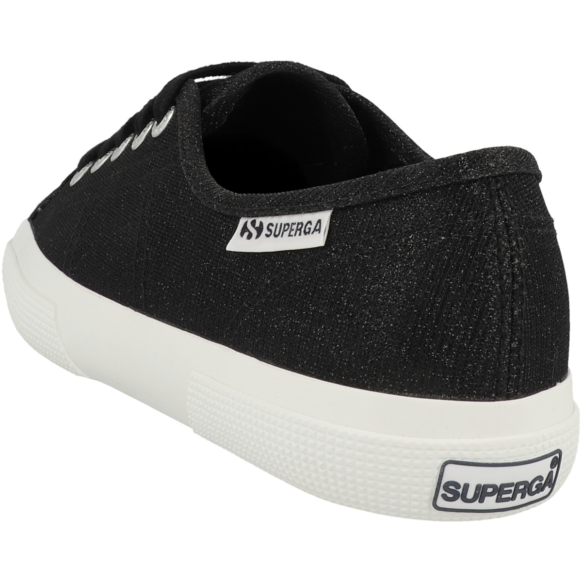 Superga 3750 Jersey Lame Leggera Sneaker low schwarz