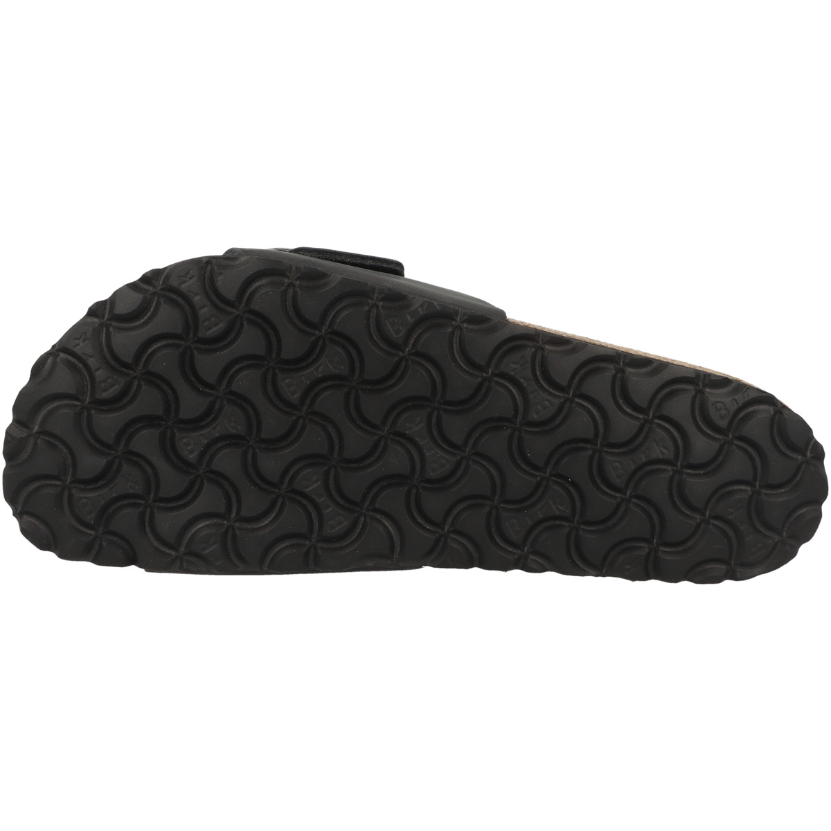 Birkenstock Madrid Big Buckle geöltes Nubukleder Sandale normal schwarz