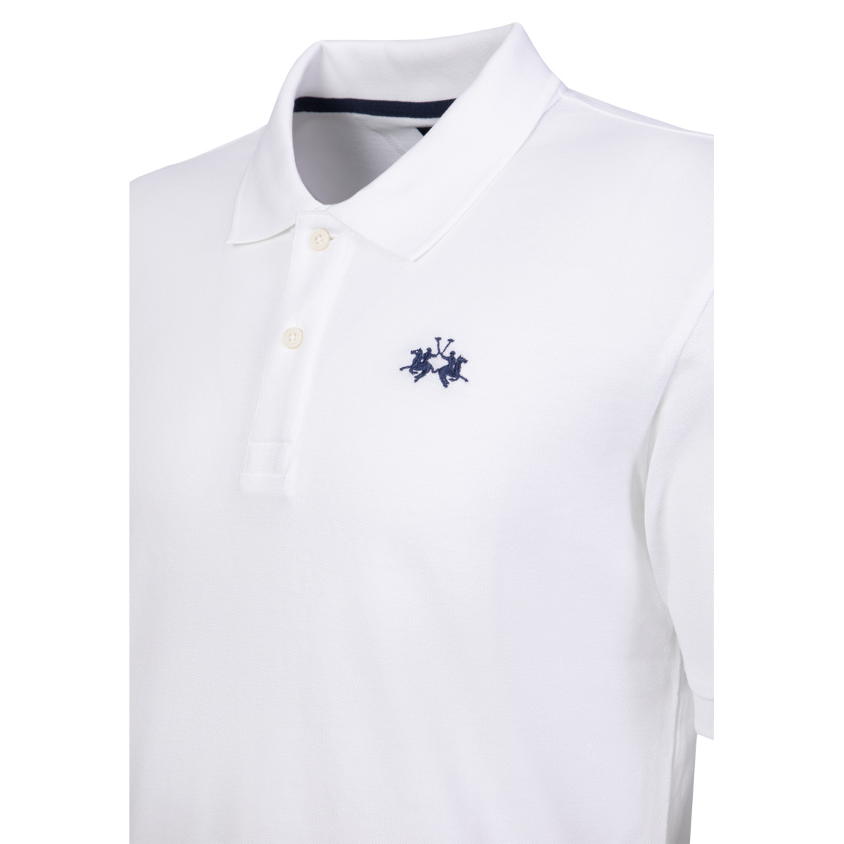 La Martina BPMP11 Poloshirt weiss