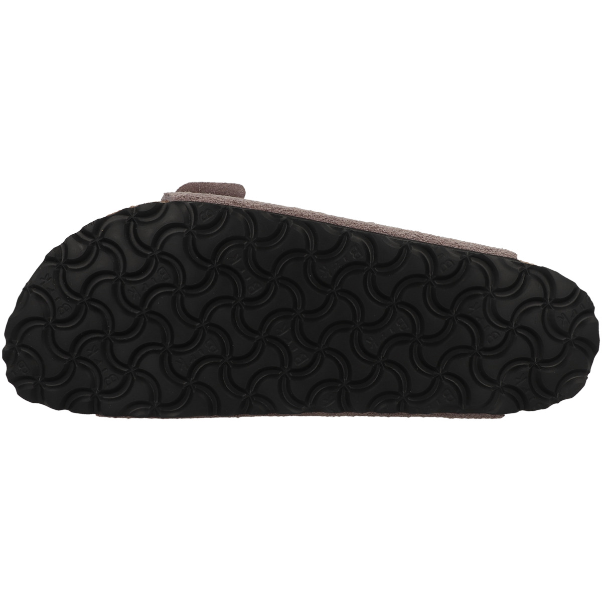 Birkenstock Arizona Veloursleder Sandale schmal lila Birkenstock Arizona Veloursleder Sandale schmal lila