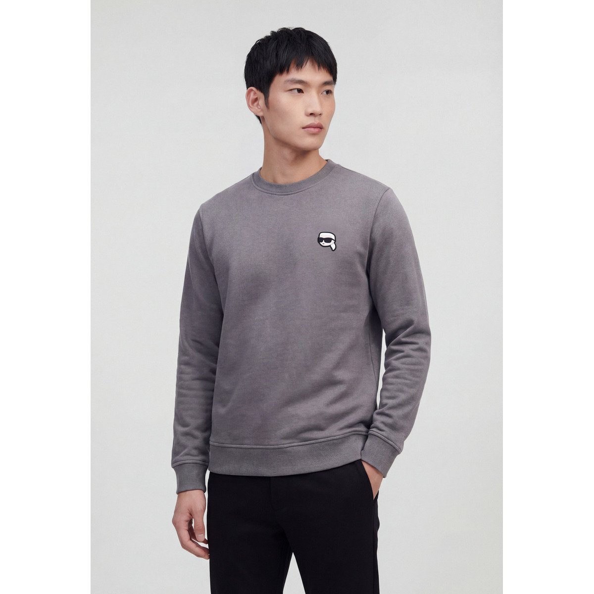 KARL LAGERFELD 705710 Sweatshirt dunkelgrau