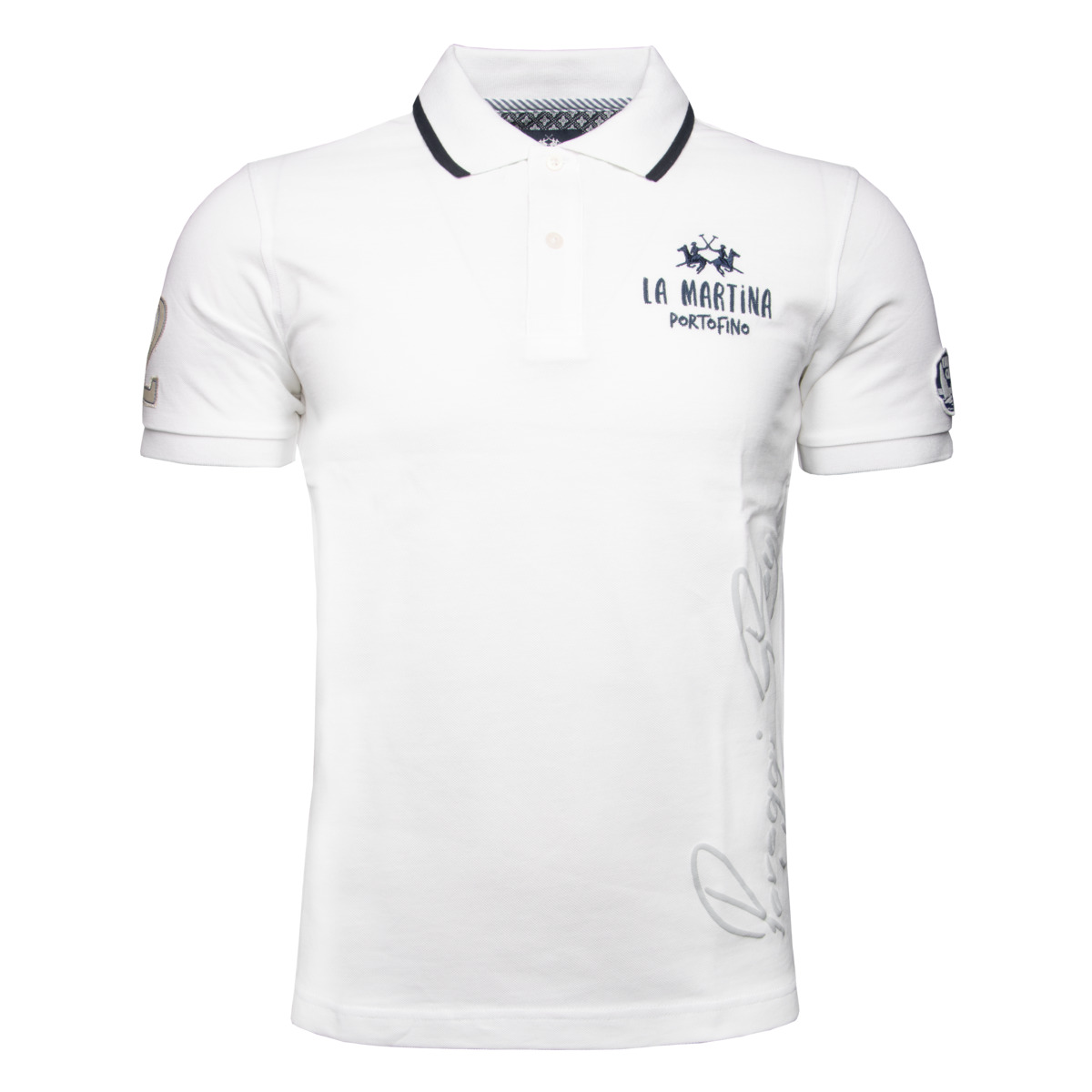 La Martina MAP316 Poloshirt weiss