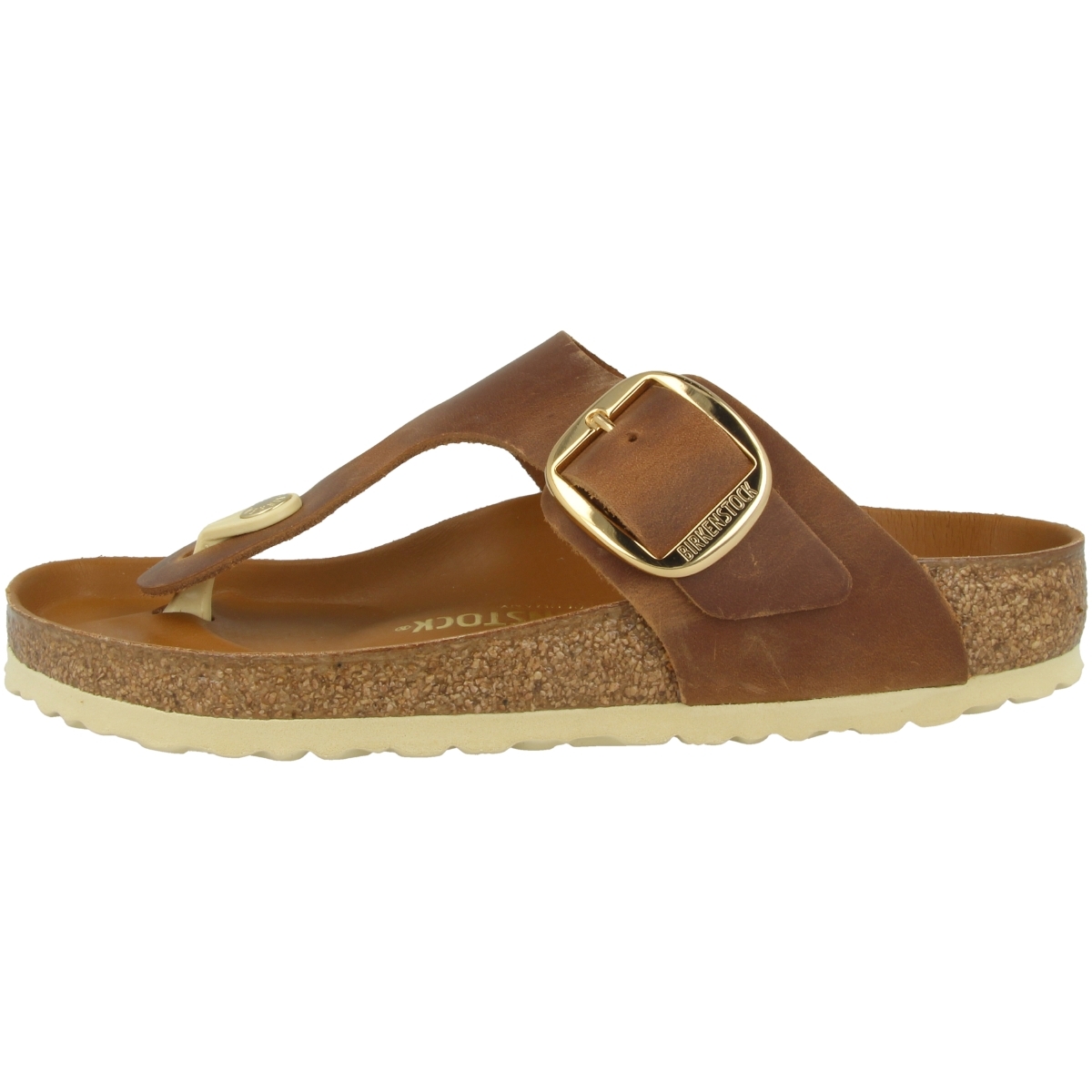 Birkenstock Gizeh Big Buckle Naturleder Sandale normal braun