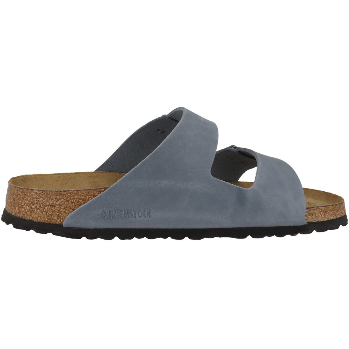 Birkenstock Arizona SFB Nubukleder geölt Sandale Weichbettung normal blau