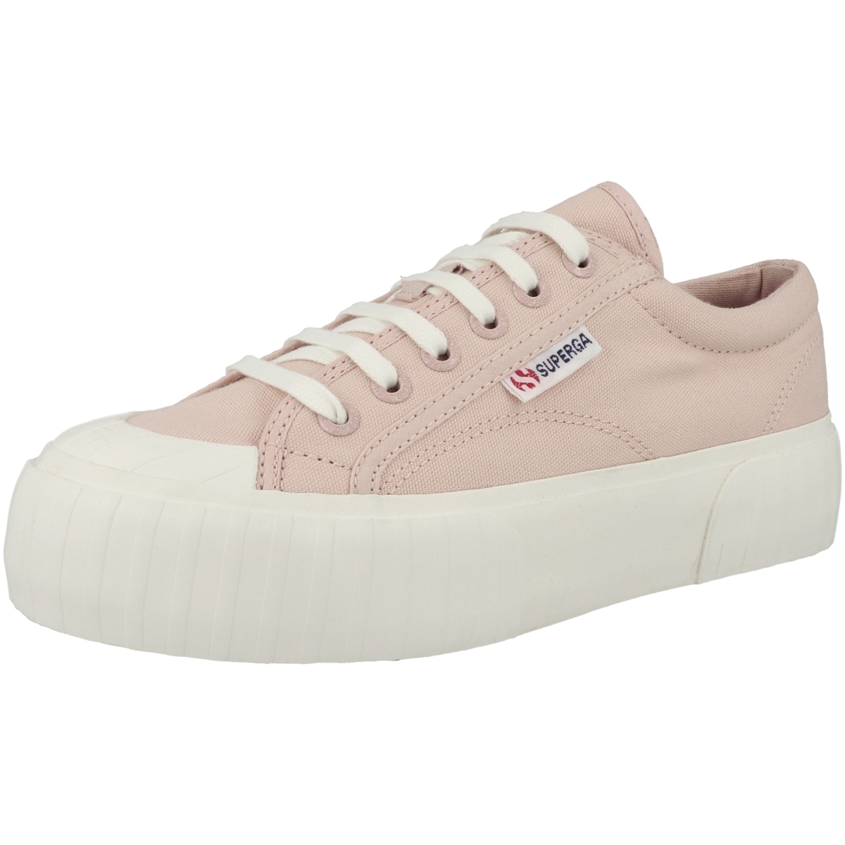 Superga 2631 Stripe Platform Sneaker pink