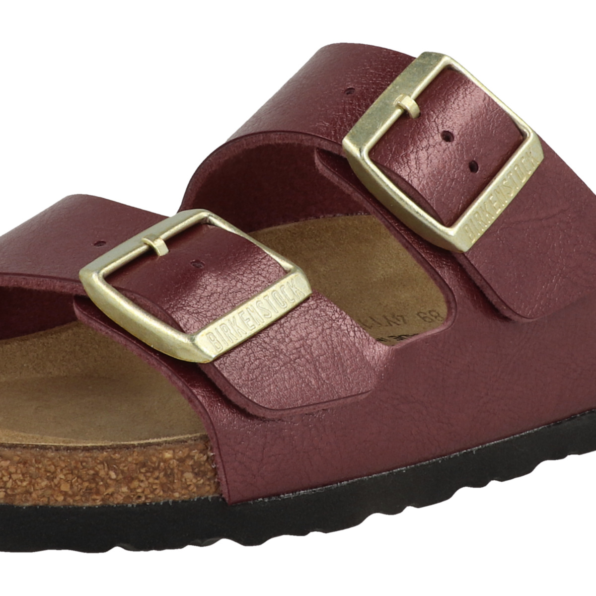 Birkenstock Arizona Birko-Flor Sandale schmal rot Birkenstock Arizona Birko-Flor Sandale schmal rot