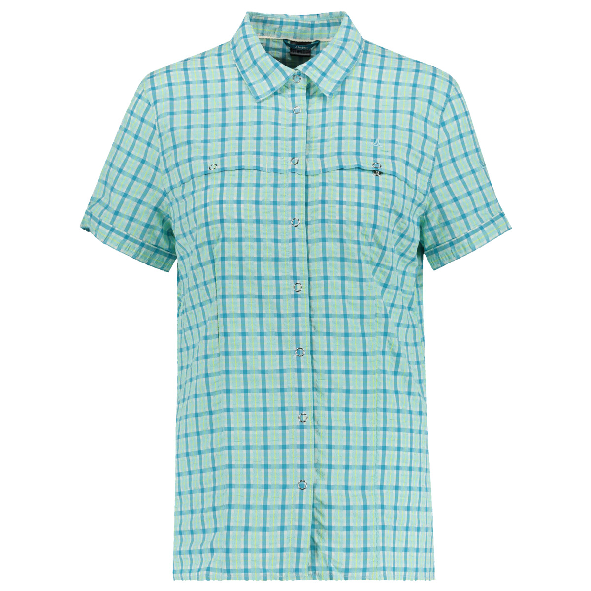 Schöffel Blouse Walla Walla3 Kurzarmbluse blau Schöffel Blouse Walla Walla3 Kurzarmbluse blau