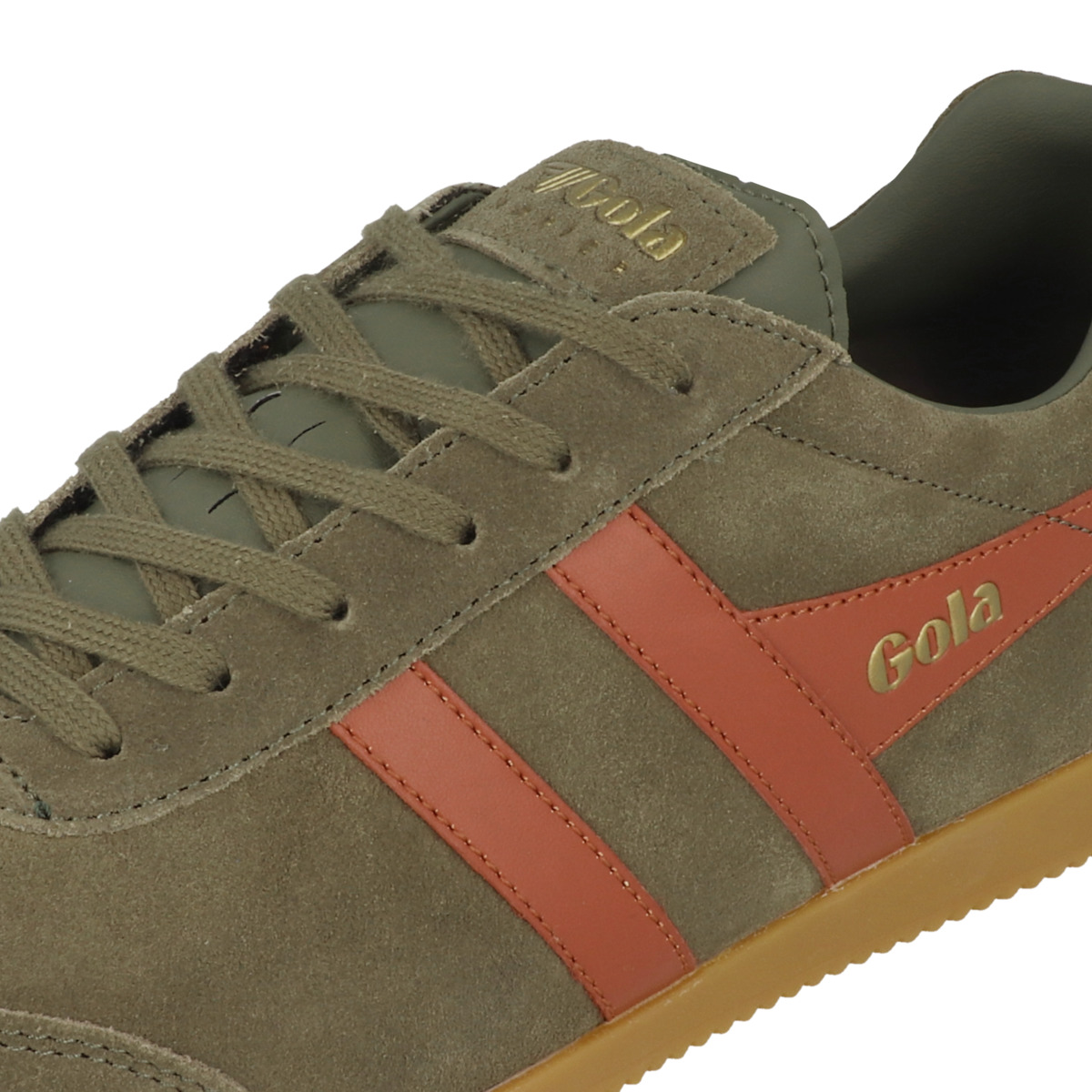 Gola Harrier Suede Sneaker low gruen Gola Harrier Suede Sneaker low gruen