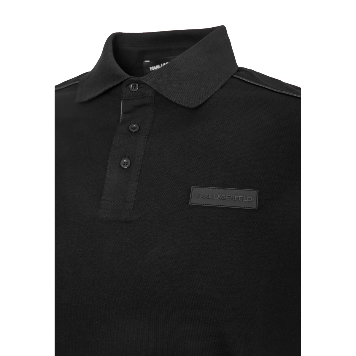 KARL LAGERFELD 745019 Poloshirt schwarz