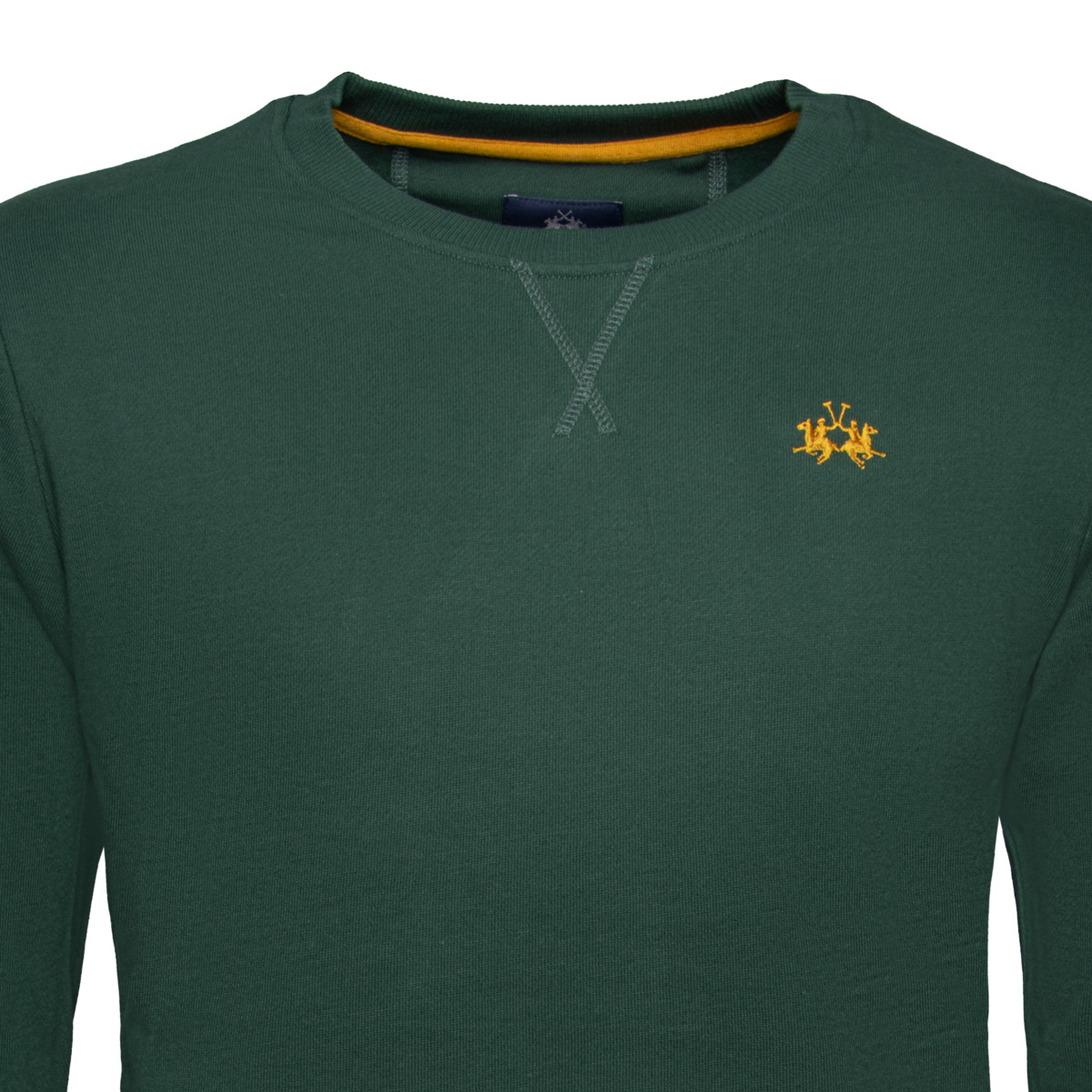 La Martina XMF007 Sweatshirt dunkelgruen La Martina XMF007 Sweatshirt dunkelgruen