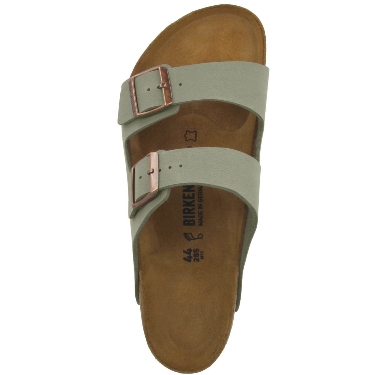 Birkenstock Arizona Birko-Flor Nubuk Sandale normal grau Birkenstock Arizona Birko-Flor Nubuk Sandale normal grau