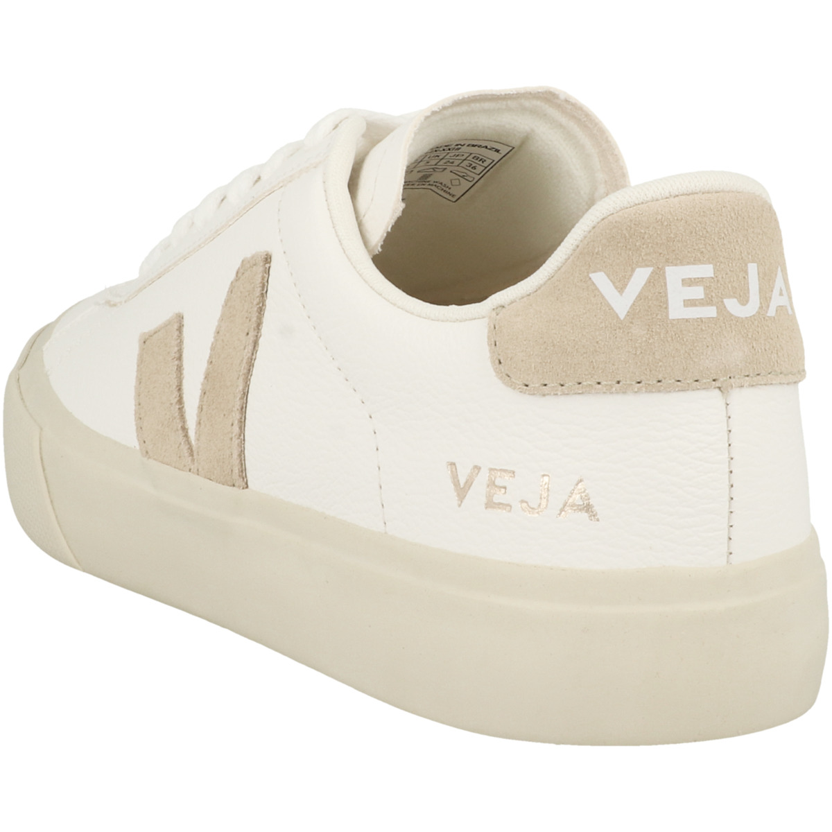 VEJA Campo Chromefree Leather Sneaker low weiss