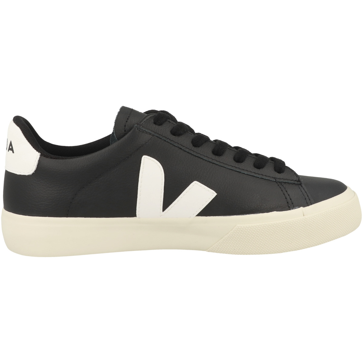VEJA Campo Chromefree Leather Sneaker low schwarz
