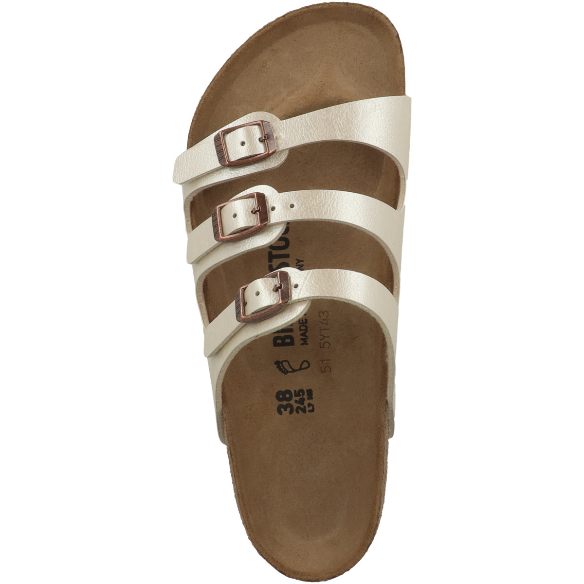 Birkenstock Florida Birko-Flor Graceful Sandale normal creme