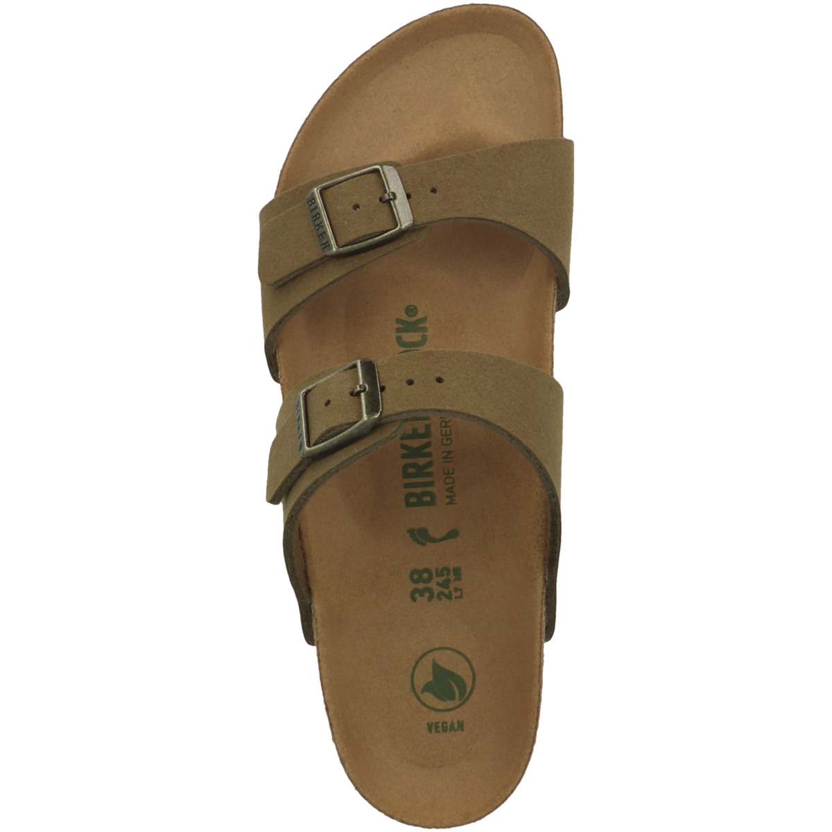 Birkenstock Sydney Synthetik Sandale schmal gruen