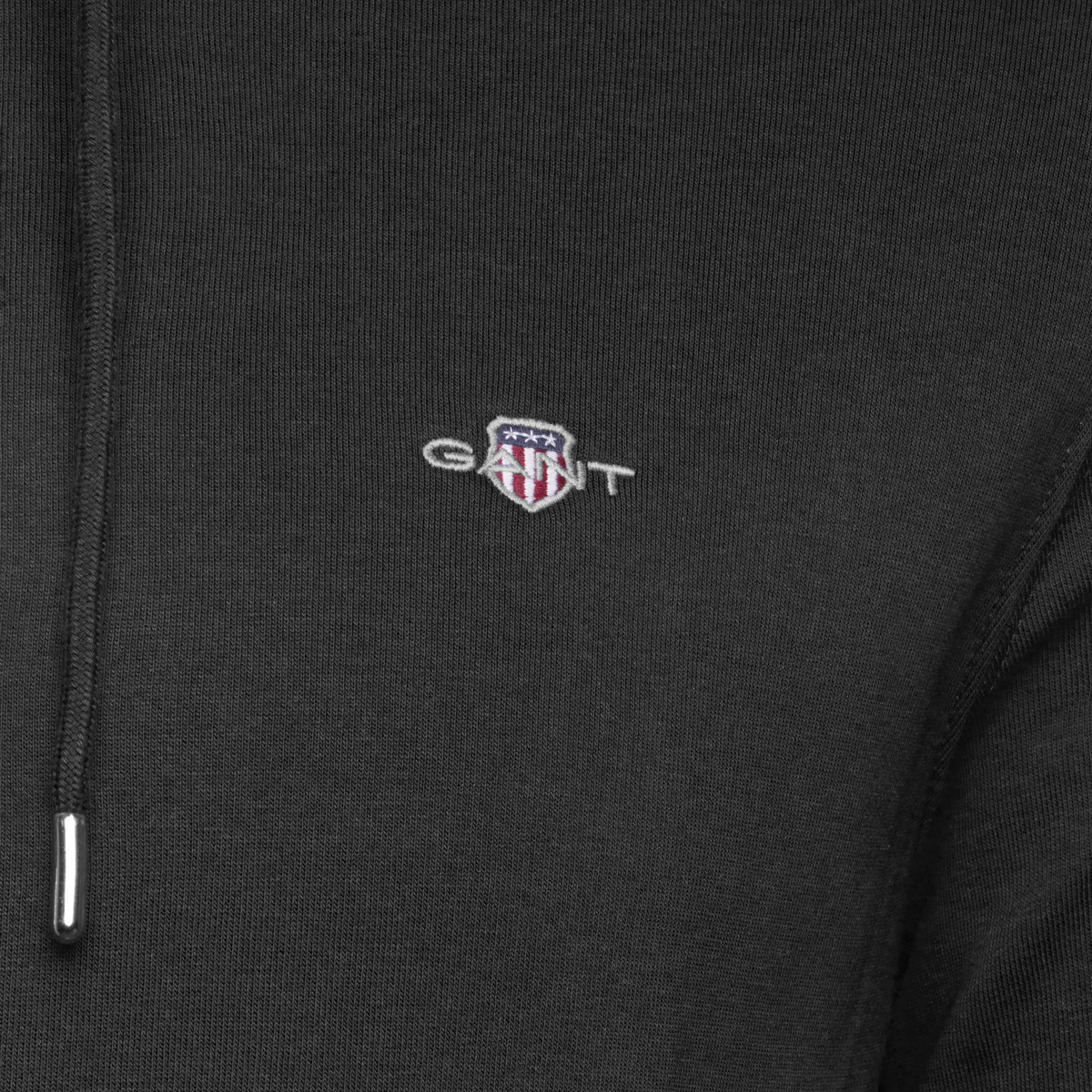 GANT Reg Shield Hoodie schwarz