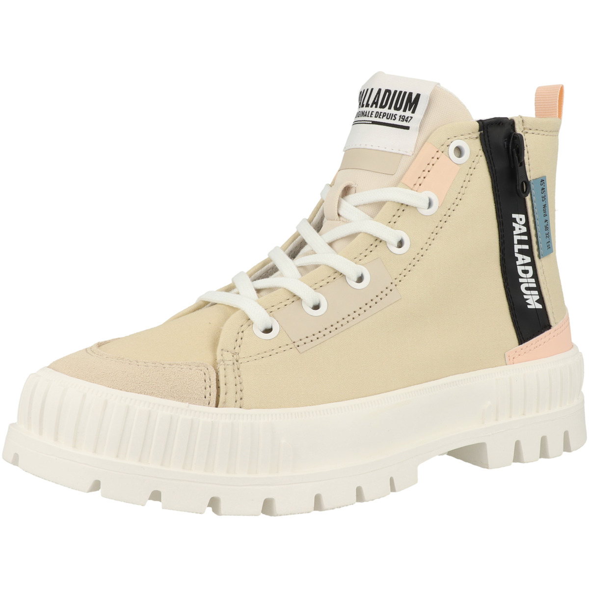 Palladium Pallashock Backzip 2 Sneaker high creme Palladium Pallashock Backzip 2 Sneaker high creme