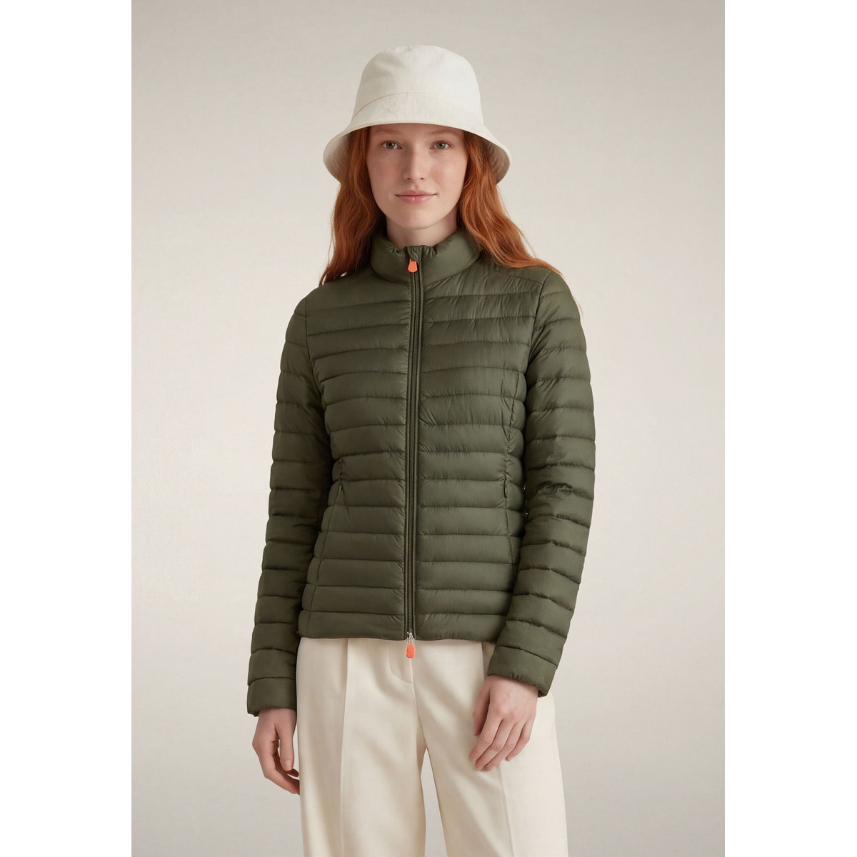 Save the Duck Carly Steppjacke dunkelgruen