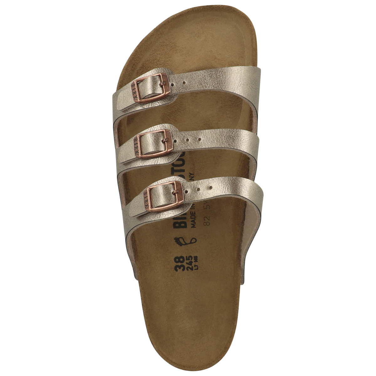 Birkenstock Florida Birko-Flor Graceful Sandale normal hellbraun