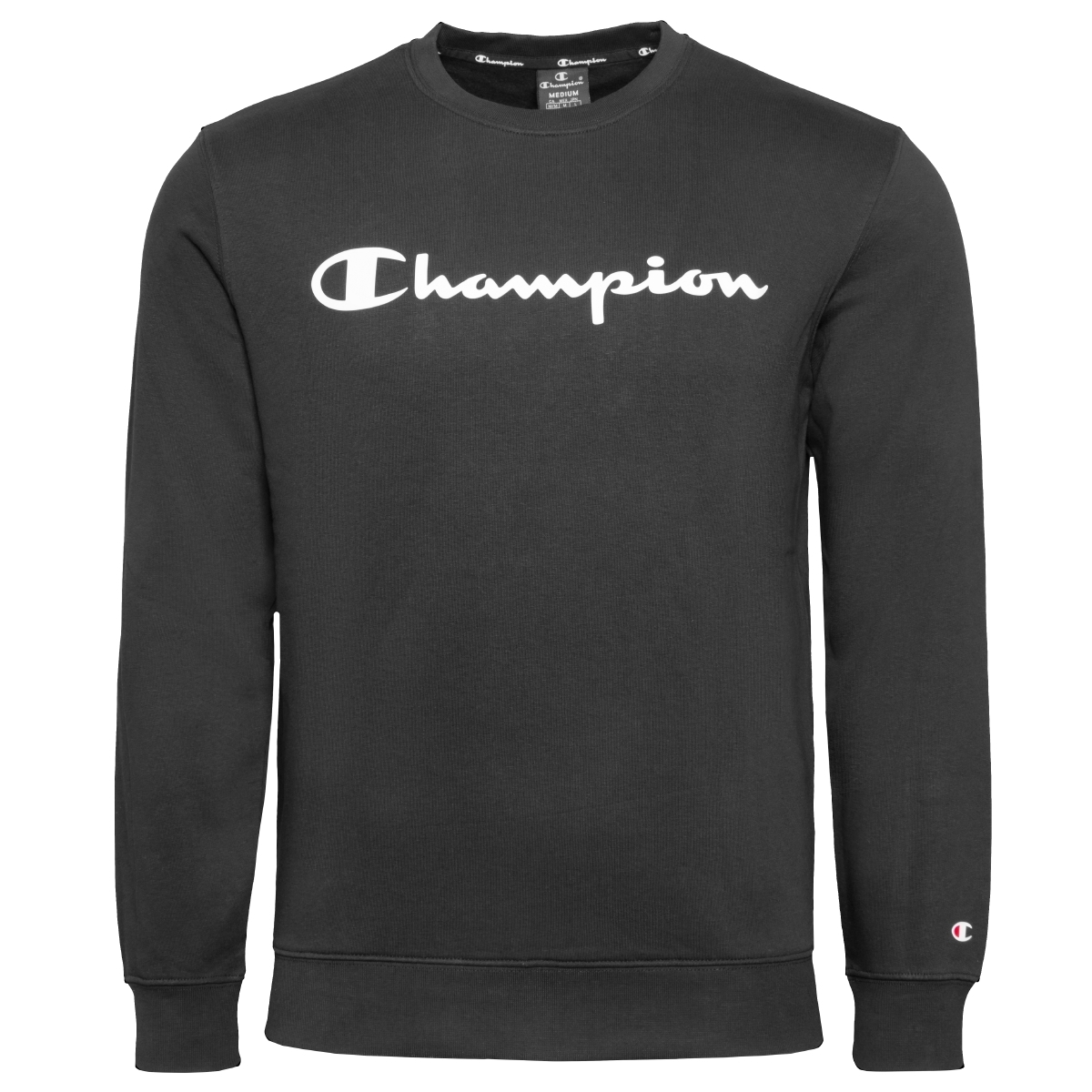 Champion Crewneck Sweatshirt schwarz