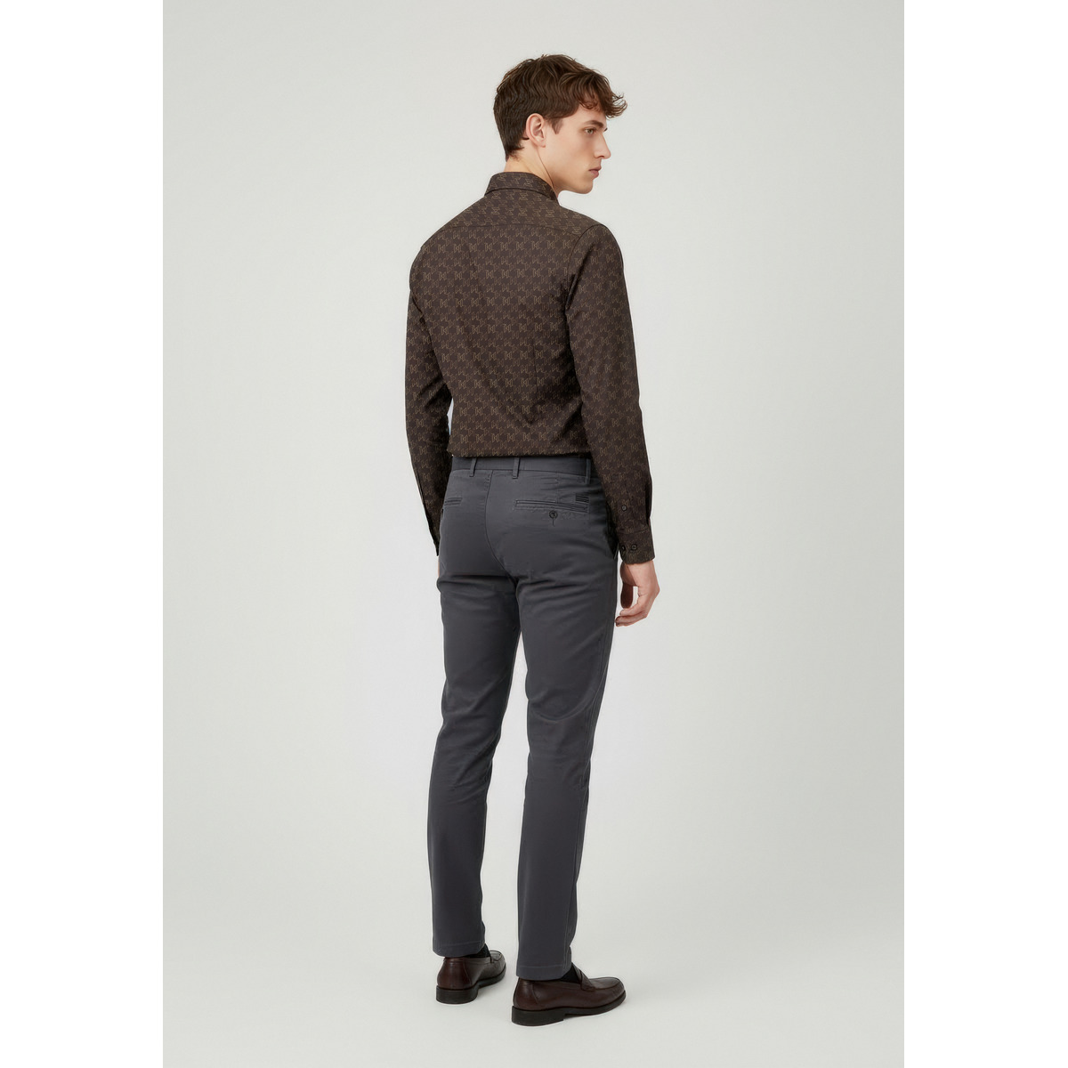 KARL LAGERFELD 605000 Hemd dunkelbraun