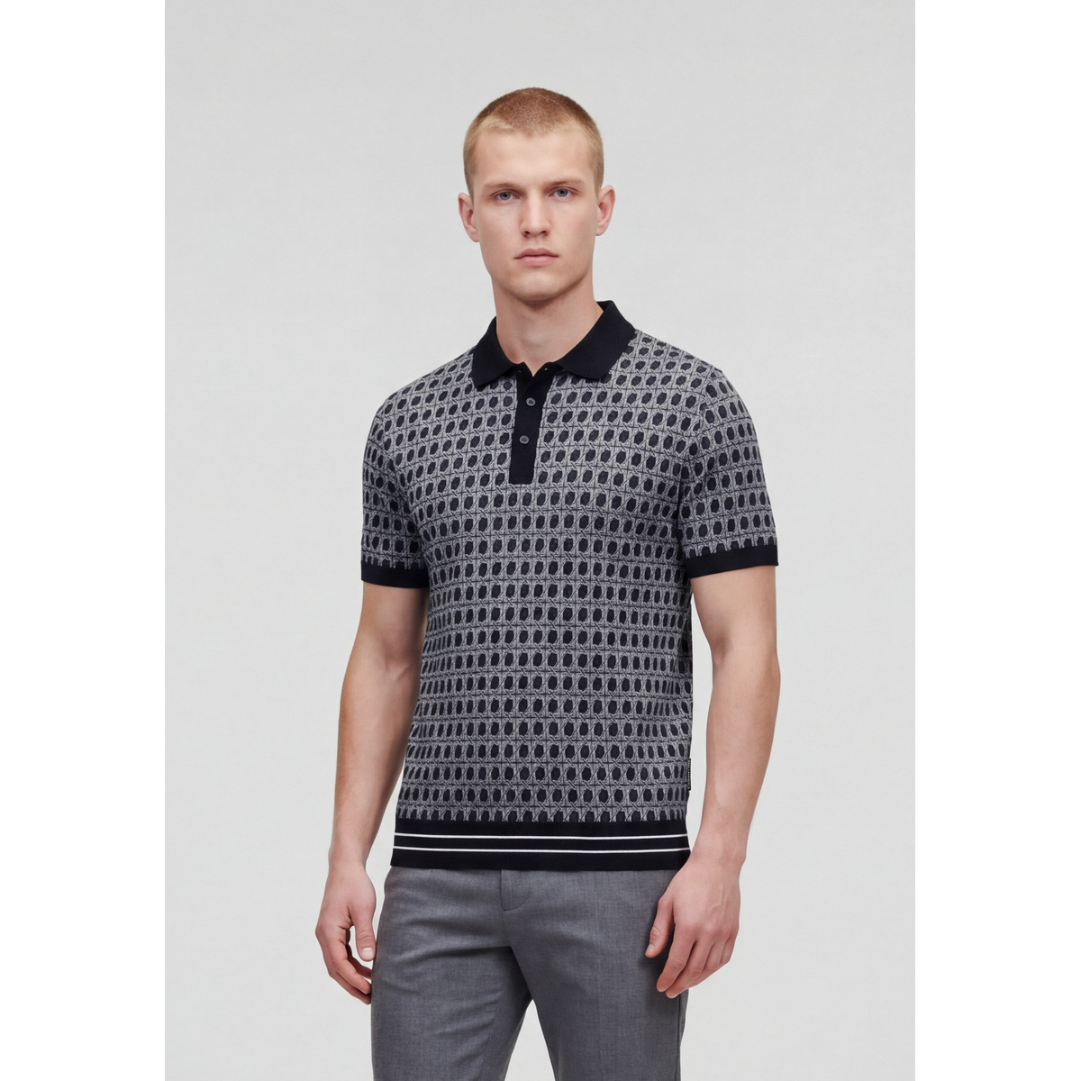 KARL LAGERFELD 745006 Poloshirt dunkelblau