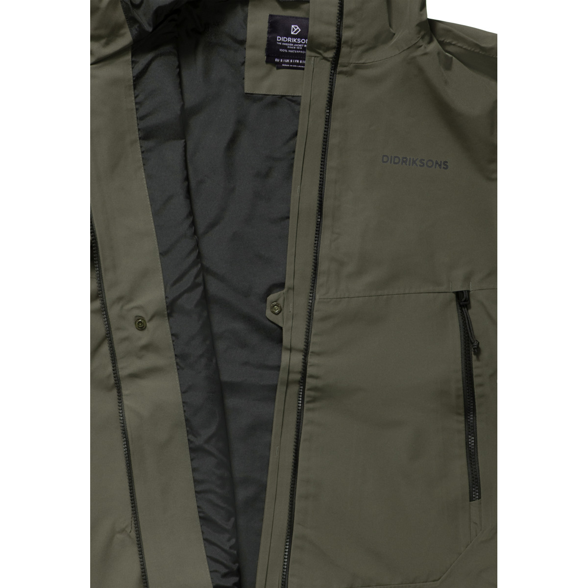 Didriksons Biak USX Outdoorjacke dunkelgruen