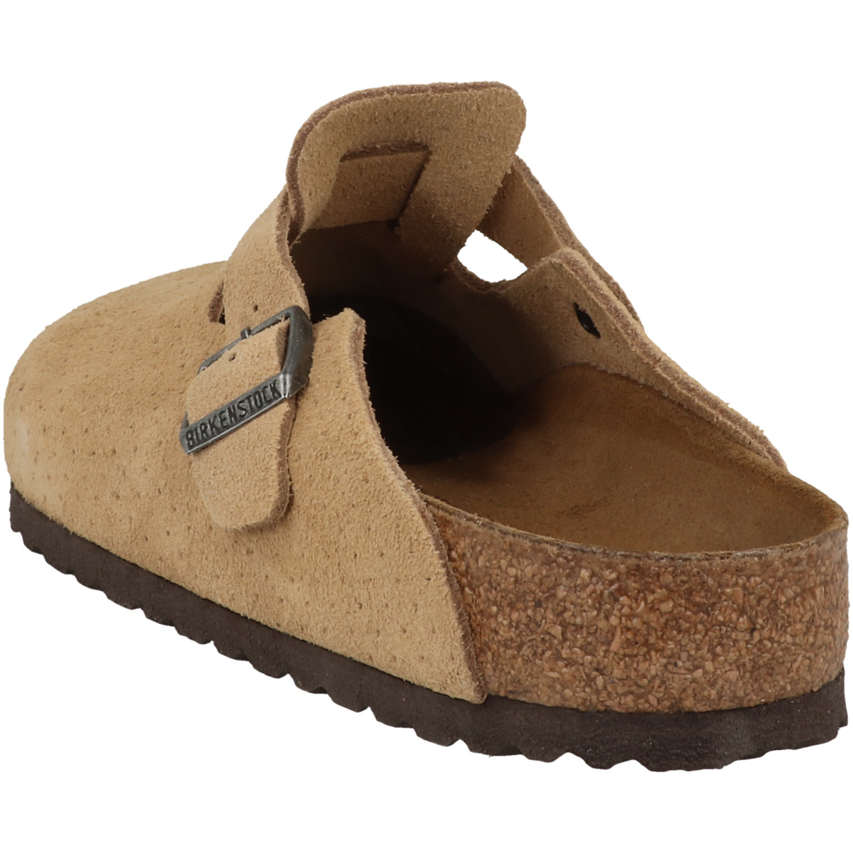 Birkenstock Boston Veloursleder Clogs normal beige