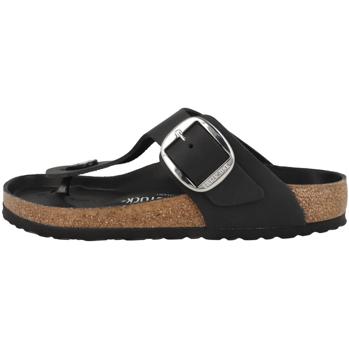 Birkenstock Gizeh Big Buckle geöltes Naturleder Sandale normal schwarz