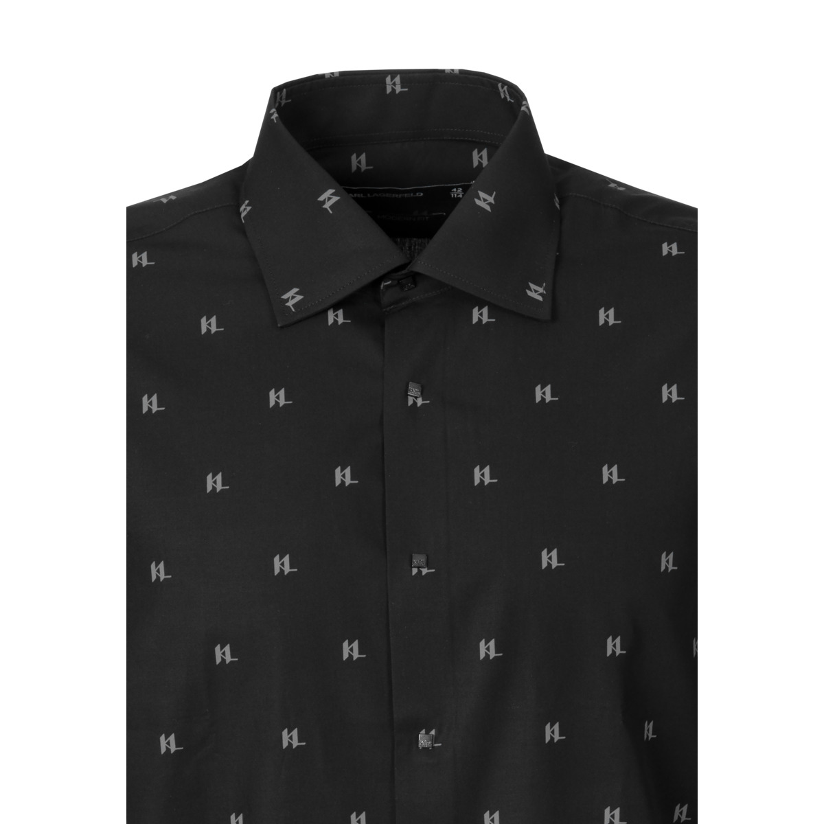 KARL LAGERFELD 605000 Hemd schwarz