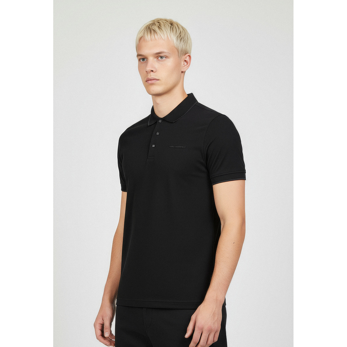 KARL LAGERFELD 745004 Poloshirt schwarz