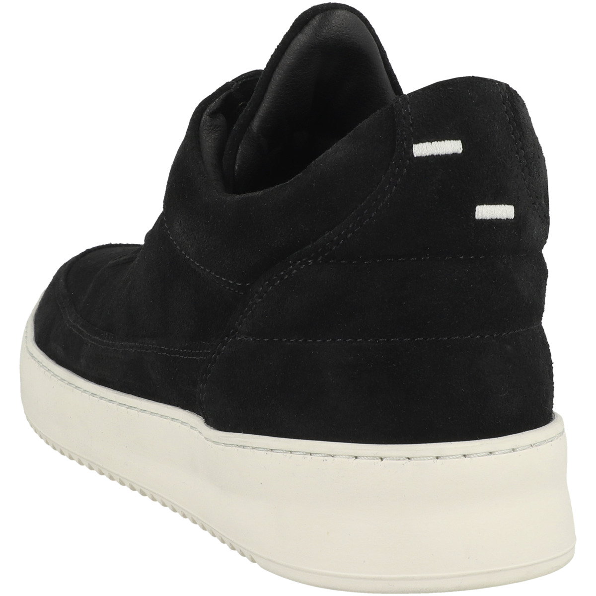 Filling Pieces Low Top Suede Organic Sneaker low schwarz