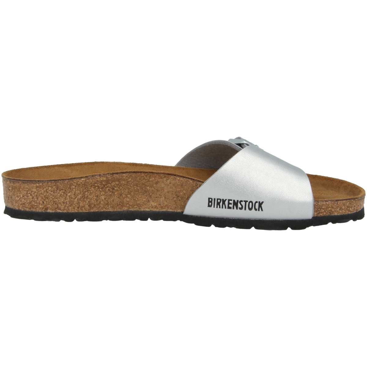 Birkenstock Madrid Birko-Flor Sandale schmal silber Birkenstock Madrid Birko-Flor Sandale schmal silber