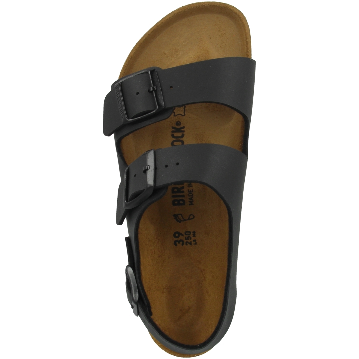 Birkenstock Milano Birko-Flor Sandale normal schwarz Birkenstock Milano Birko-Flor Sandale normal schwarz